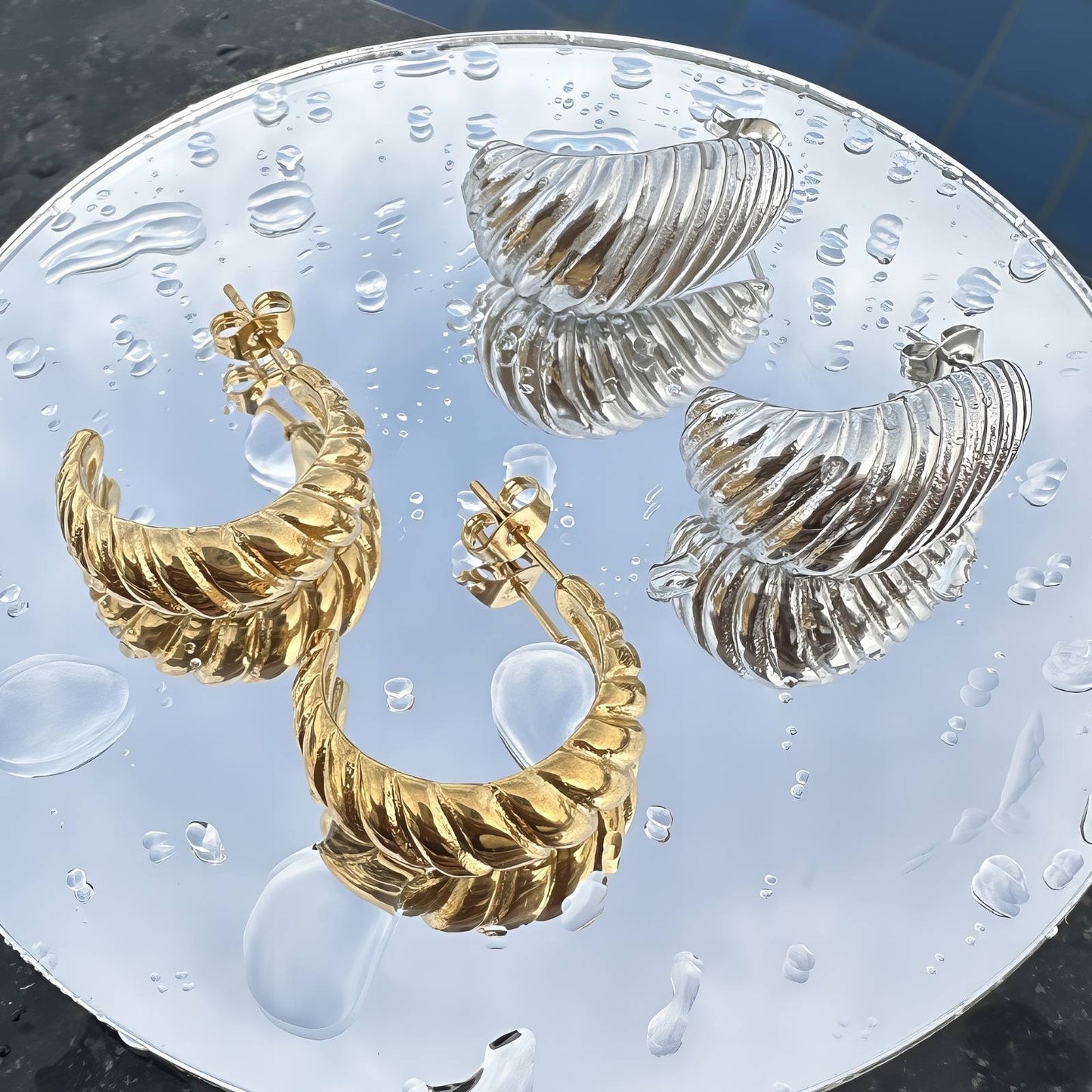 Croissant Earrings