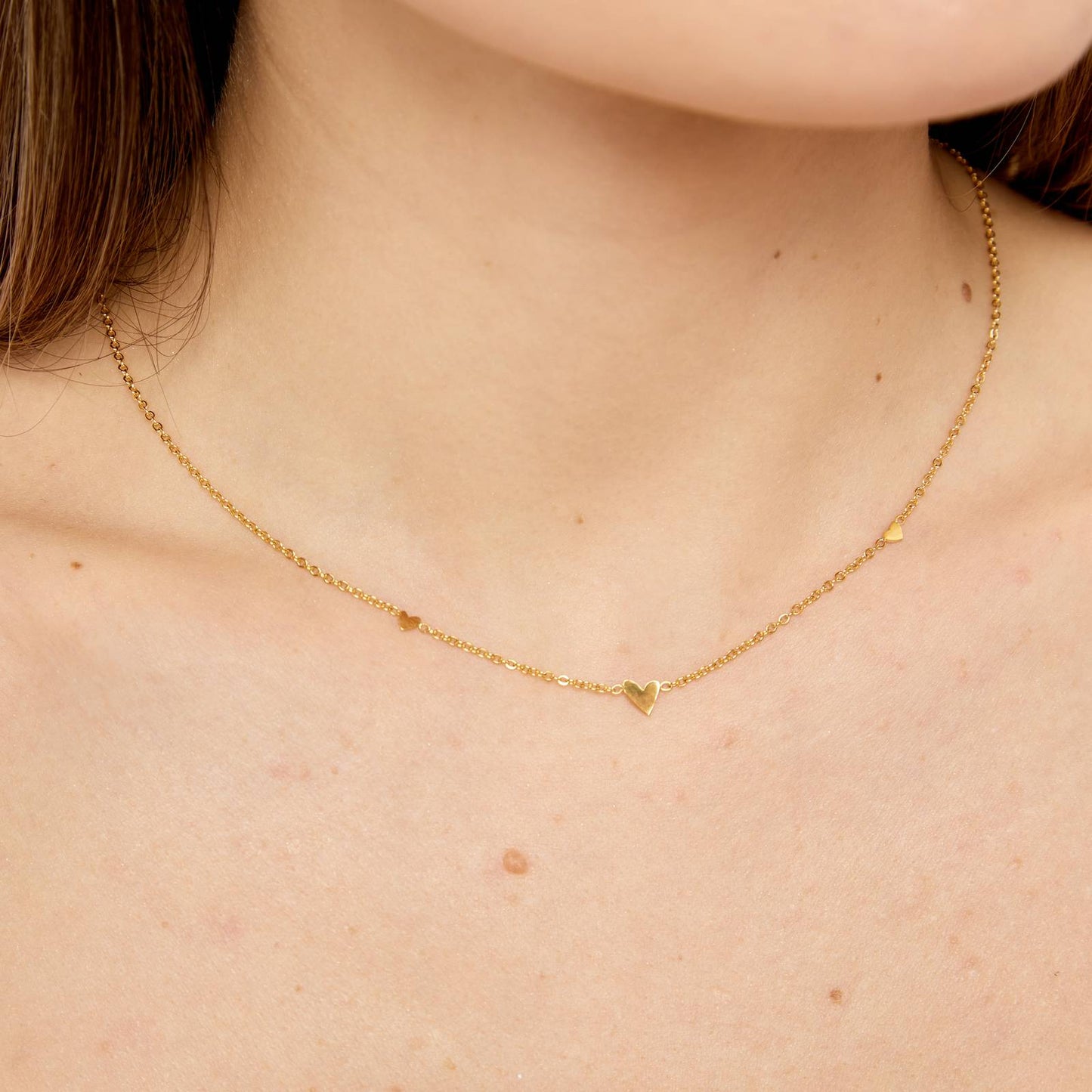 Mini Hearts Necklace