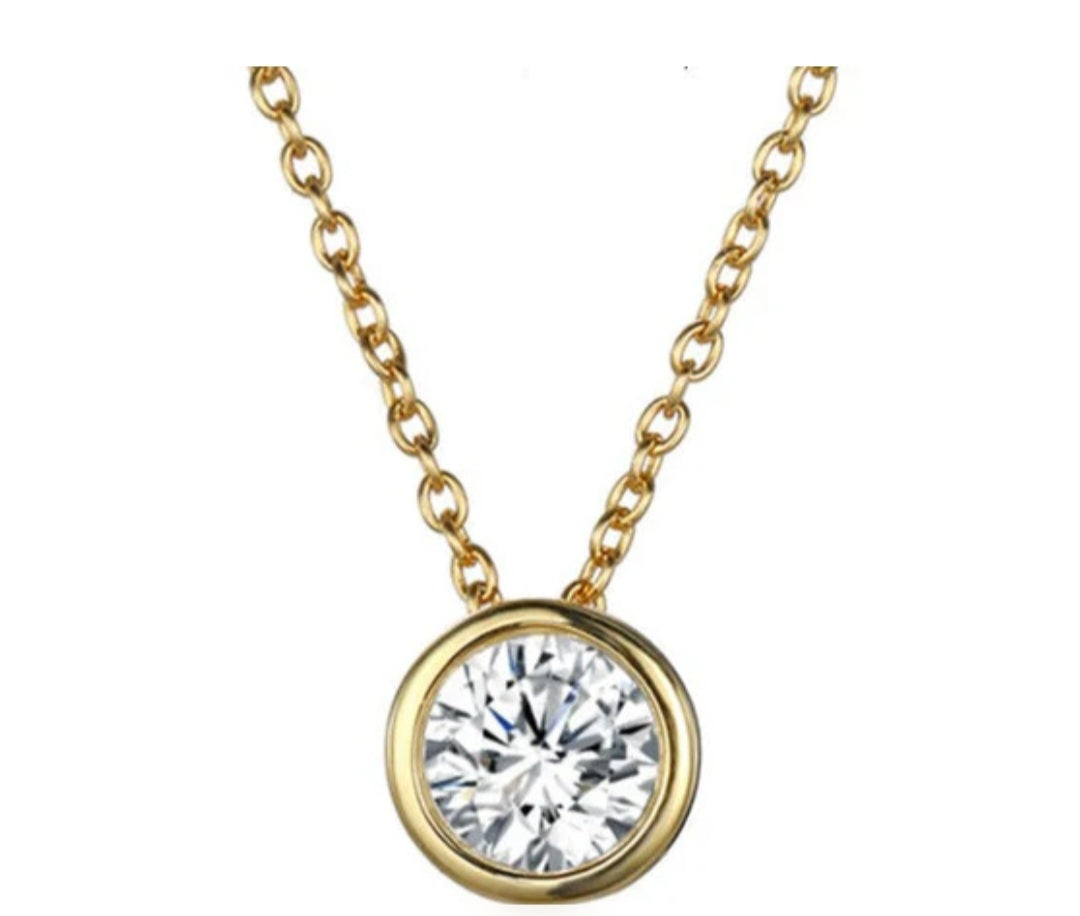 April Birthstone Necklace