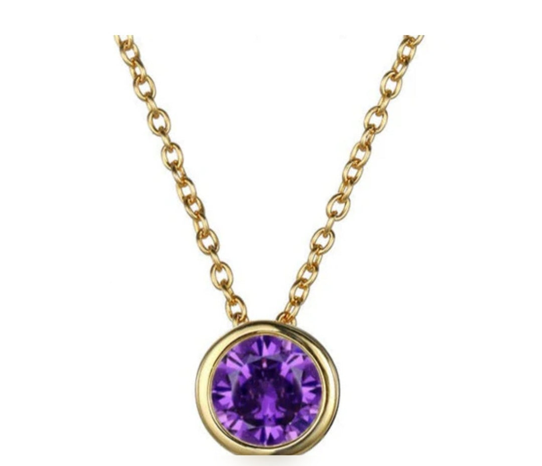 June Birthstone Necklace