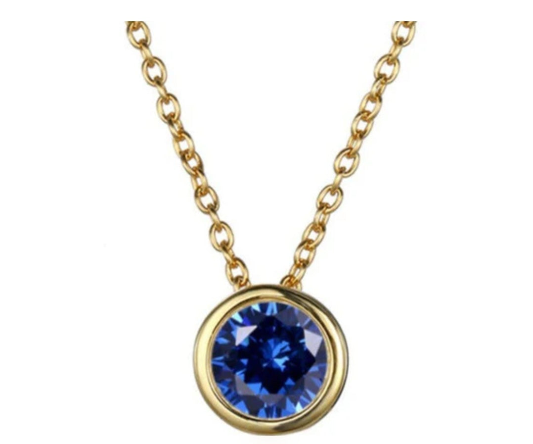 September Birthstone Necklace