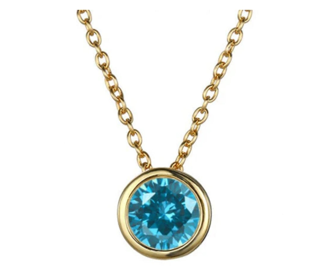 December Birthstone Necklace