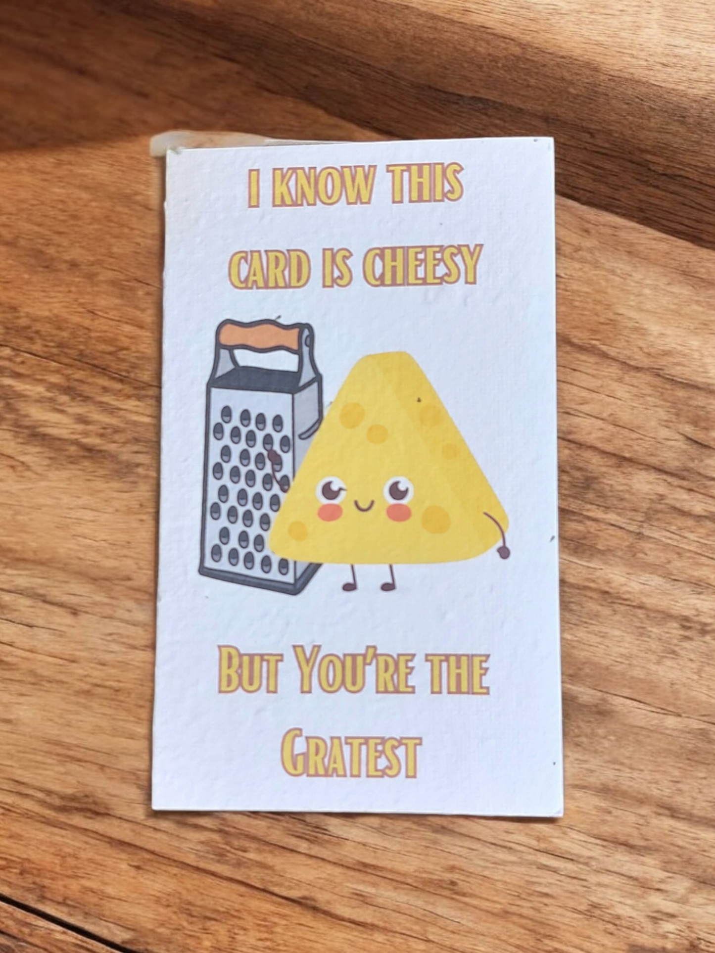 Plantable Cheesy Funny Card
