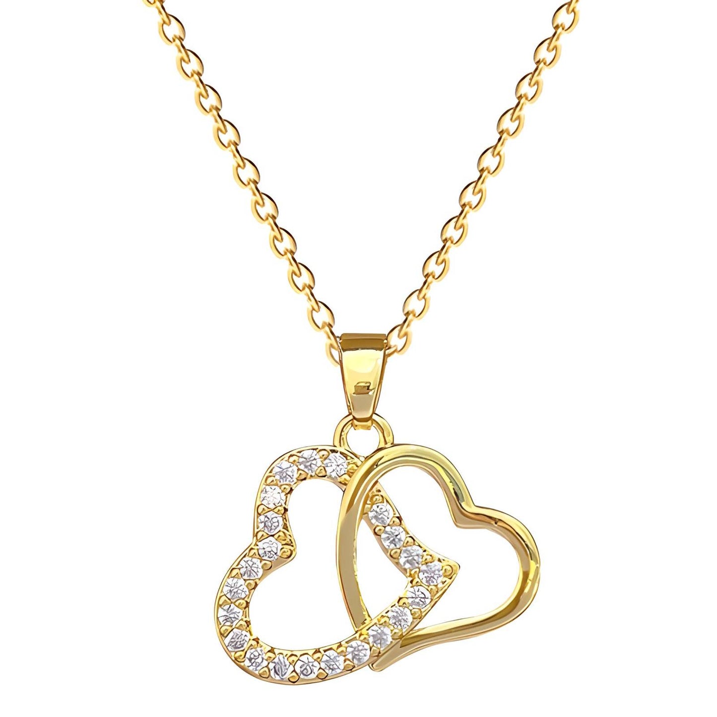 Twin hearts Necklace