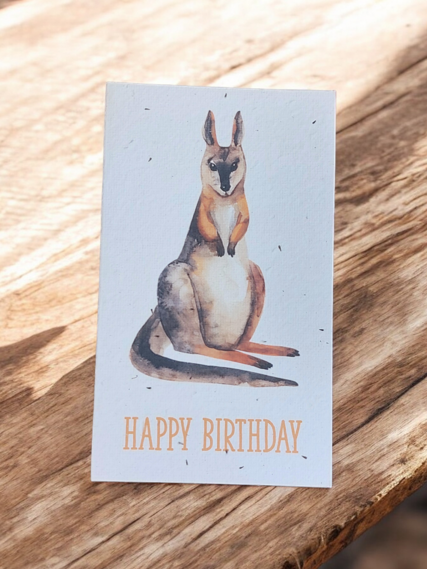 Plantable Kangaroo Birthday Card