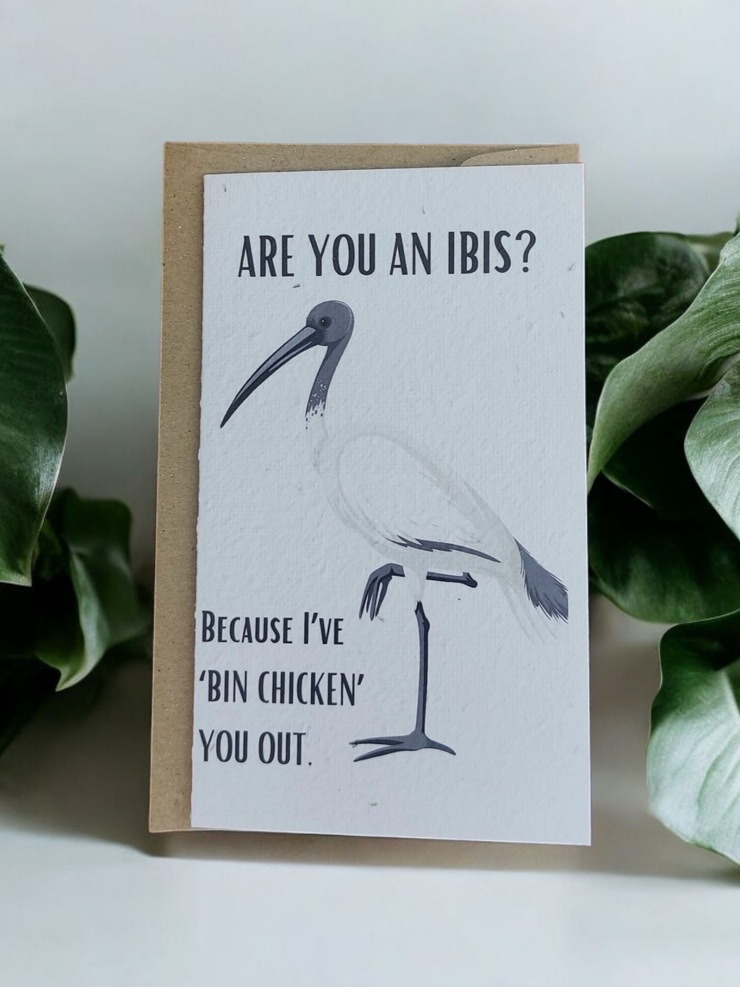 Plantable Are You An Ibis Funny Card