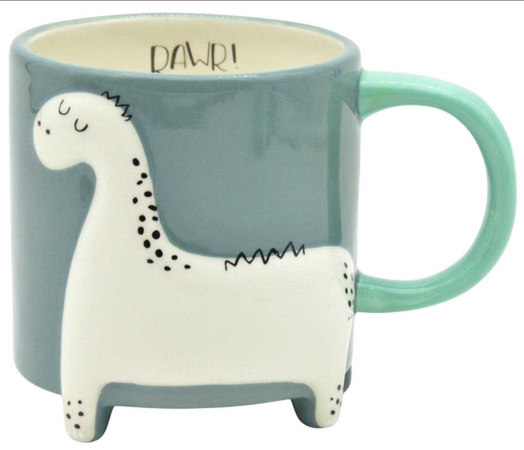 Dinosaur Mug with Legs