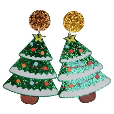 Festive Tree Earrings