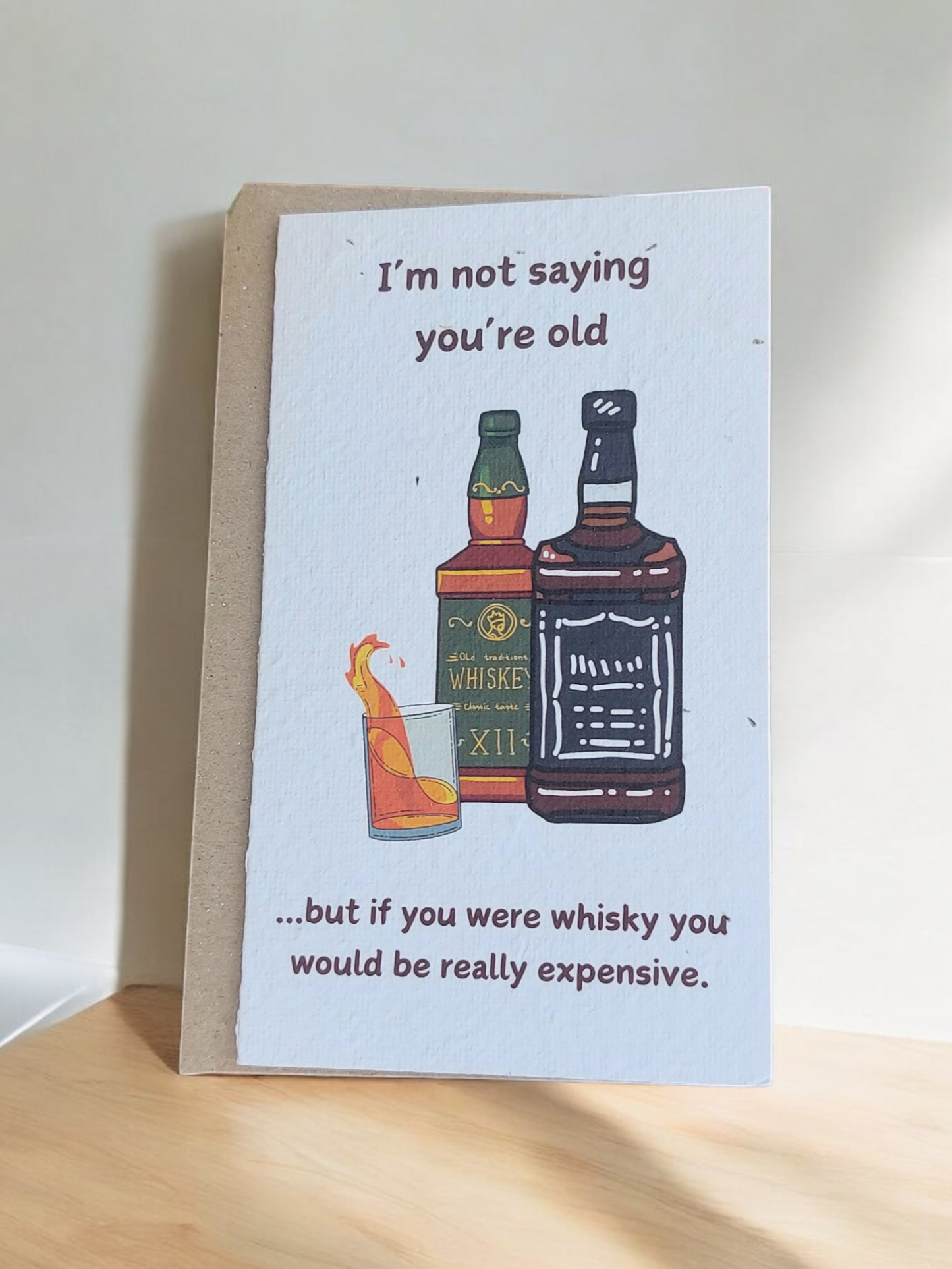 Plantable Whisky Funny Card
