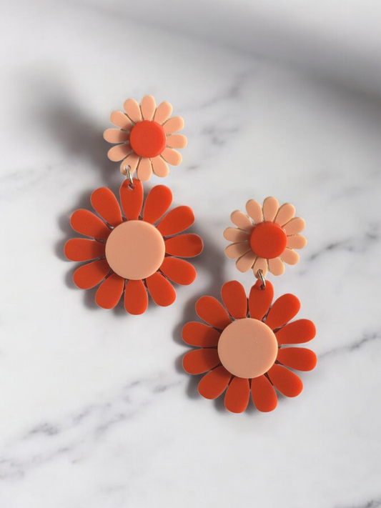 Pop Double Daisy ER Red