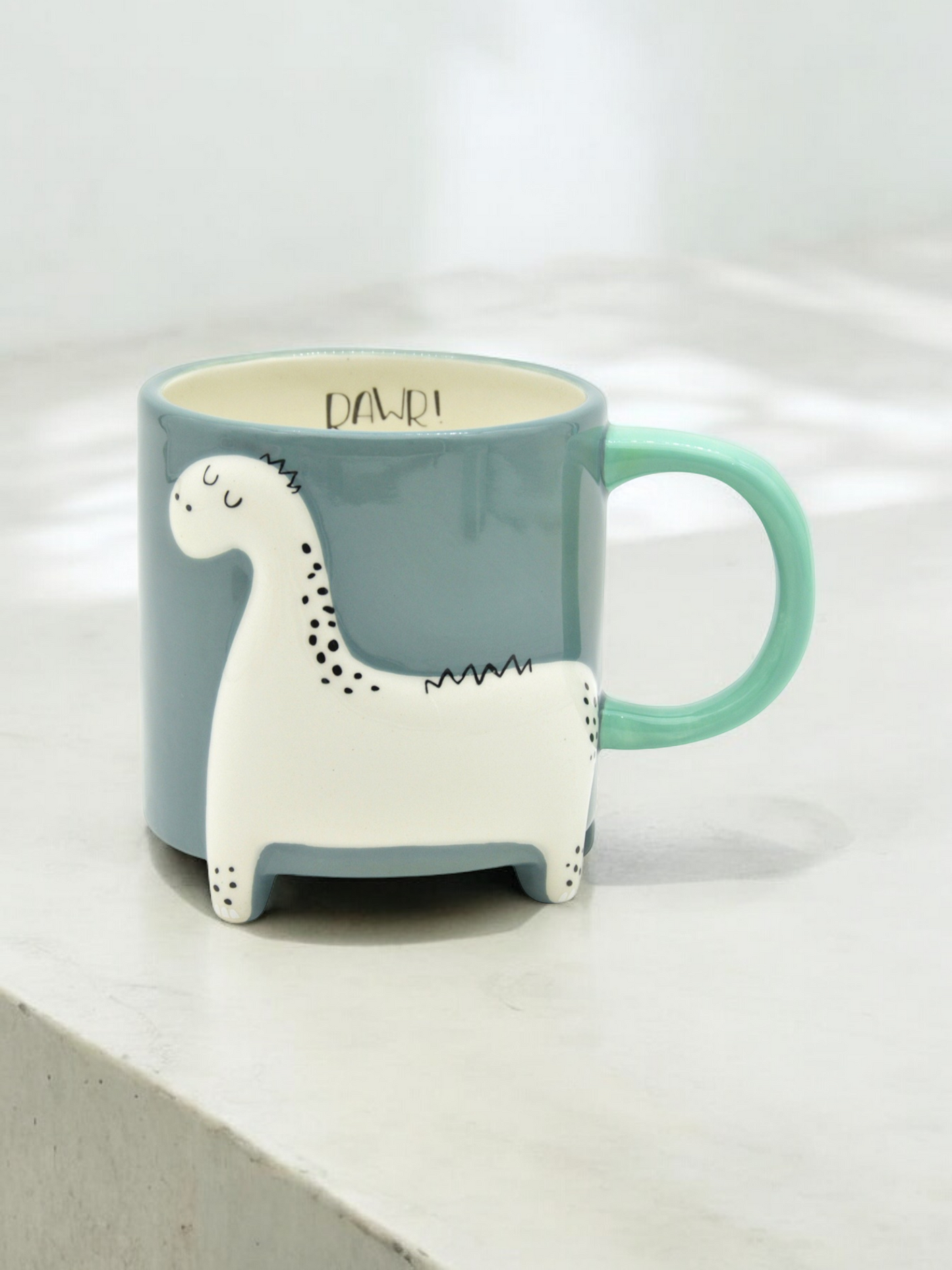 Dinosaur Mug with Legs