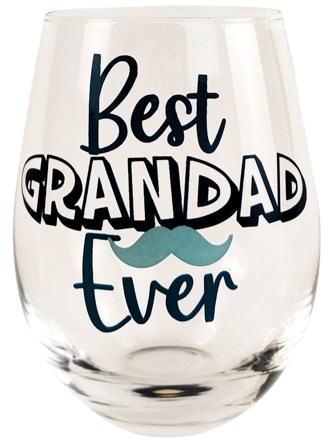 Best Grandad Ever Wine Glass